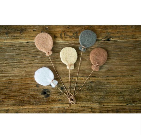 

baby po props wool felt balloon set flower baby girl po shoot accessories newborn pography background studio fotografie l5742808