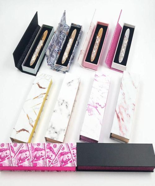 

new diy packing boxes 10pcs square magnetic empty paper packing box for eyeliner tubes eyebrow pencil packing box cosmetic5694749