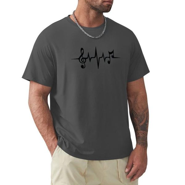 

men's polos music heartbeat notes clef frequency wave sound festival t-shirt sweat shirts graphics t shirt mens clothes 9h7yr, White;black