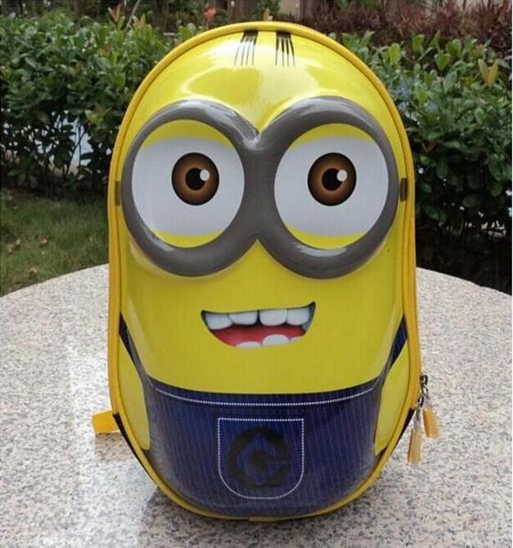 

2018 minions 3d backpack kids puppy mochilas escolares infantis children school bags lovely satchel school knapsack baby bag y18114521545