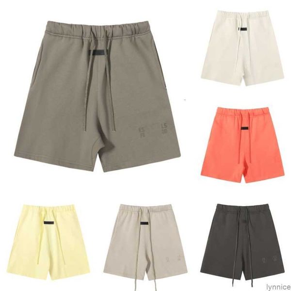 

mens designer essentail shorts essent sports casual essentiel loose oversize style drawstring knee lengh b6st, White;black