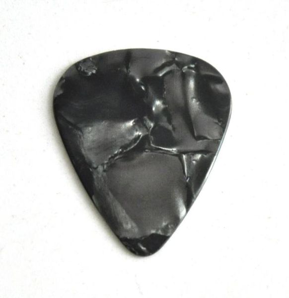 

lots of 100pcs heavy 096mm blank guitar picks plectrums no print celluloid pearl black5116011