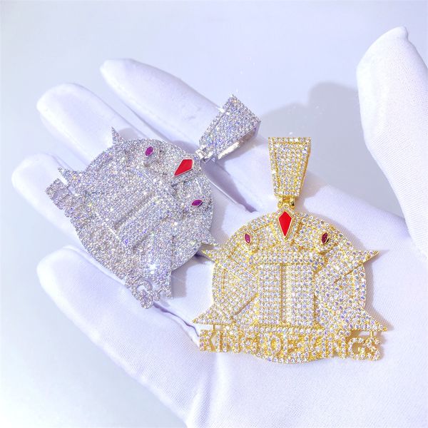 

fashion men's couple hip-hop full diamond letter pendant for men, Silver