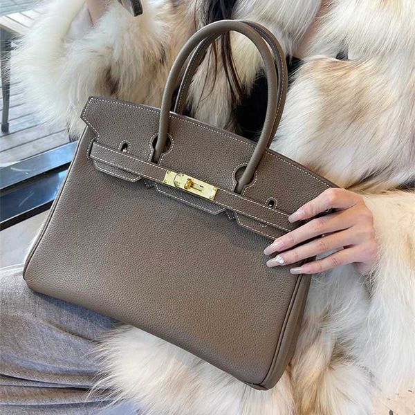 

birkins bag women's 2023 trendy advanced fashionable large capacity real leather women's togo crossbody handbag zc