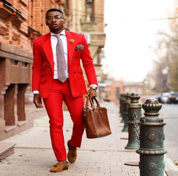 

2019 latest coat pant designs red casual men suit slim fit skinny 2 piece tuxedo prom suits fashion blazer wedding suit59197803748840, Black;gray