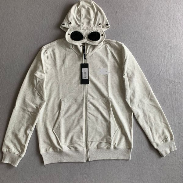 

cp new embroidery hooded men's casual glasses hoodie men's autumn and winter version of sports men's cardigan zipper hoodie u, Black;brown