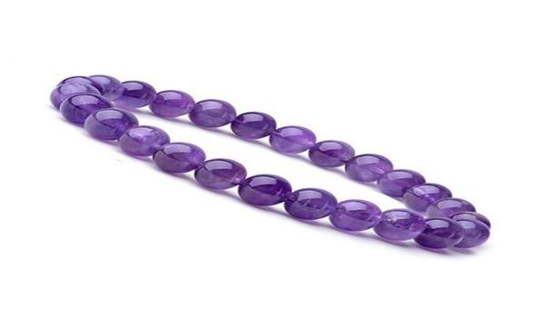 

natural 8mm gorgeous amethyst healing crystal stretch beaded bracelet for friendship gift bracelet handmade jewlerry3365734, Black