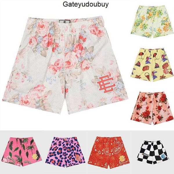 

2023 new eric emanuel ee basic mens shorts womens york city skyline fitness sweatpants short fanshion men summer gym workout breathable, White;black