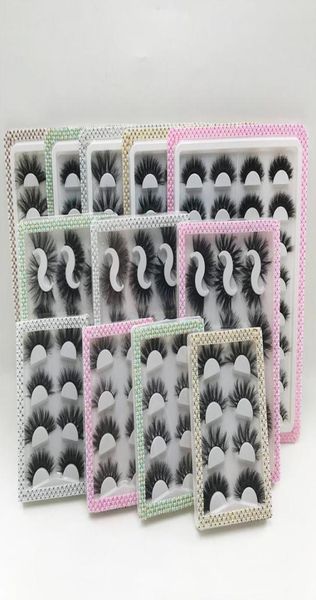 

9 pairs lash book handmade mink lashes extension dramatic eyelash fluffy eyelashes book makeup eyes cilios5957226