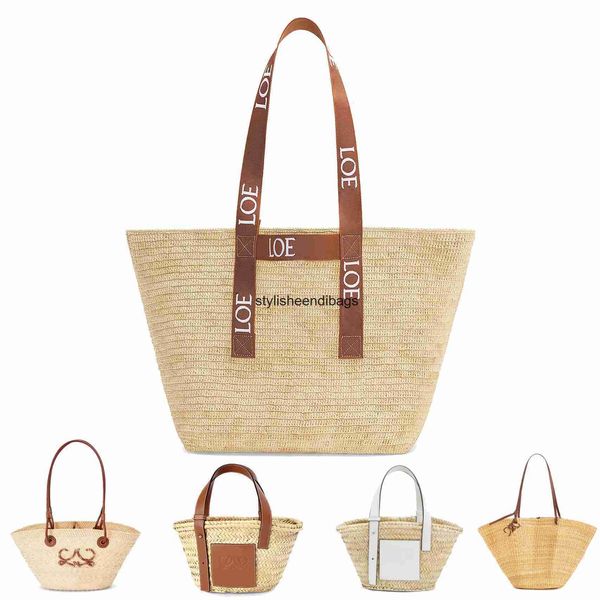 

stylisheendibags raffia basket straw anagram shoulder bag fold shopping handbags designer tote bag luxury bucket weave travel cross body clu