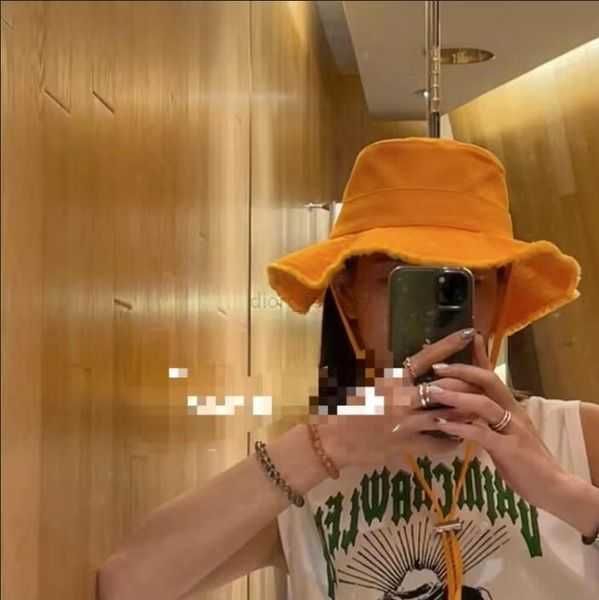 

woman wide brim hats summer le bob artichaut bucket hat 100 cotton fashion summer designer women mens bucket hat with strap 8mzpc, Blue;gray