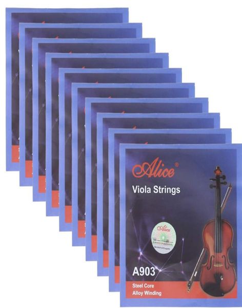 

10sets alice viola strings adgc steel core cupronickel alloy wound 1416039039 a9039559826