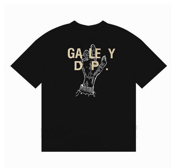 

gal lavin mens designer t shirt casual man womens tees hand-painted ink splash graffiti letters loose short-sleeved round neck clothes berse, White;black