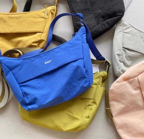 

lu 2l outdoor bags sling crossbody bag ladies fitness gym fanny pack bag new lightweight axillary pouch ll1988123