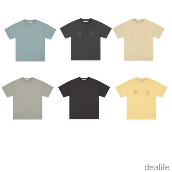 

essentiel tees t-shirts luxury designer essent fashion clothing american high street loose short sleeve tshirt for mens womens j6kd, White;black