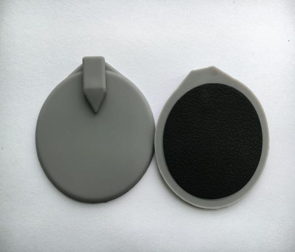 

10pcs good quality 6565mm gray round carbon rubber electrodes pad for nerve stimulator with 2mm pin2158991