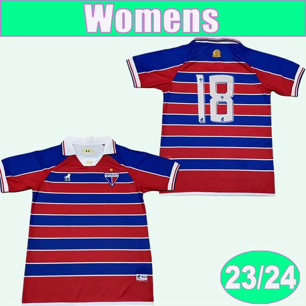 

23 24 fortaleza womens soccer jerseys moises tinga titi romarinho home away white football shirts, Black;yellow