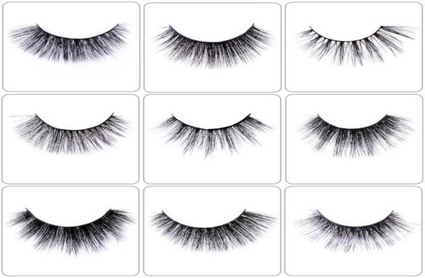 

soft fluffy 3d mink eyelashes custom private label eyelashes extension 18 styles 1525mm87640166003843
