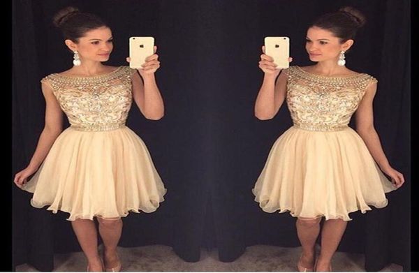 

homecoming dresses lace applique crystal beading short graduation dress with jewel neck zip back short length formal party ball go3730910, Blue;pink