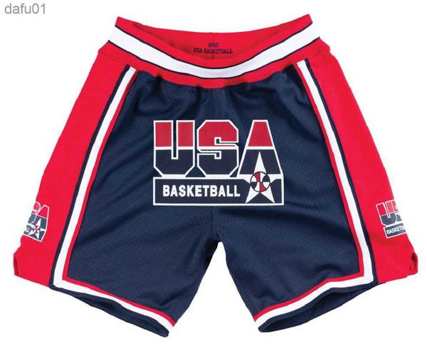 

men's shorts mens shorts american dream team pockets edition basketball shorts l230520, White;black