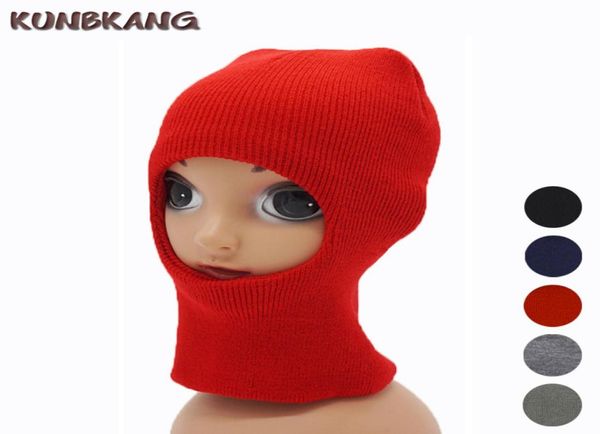 

new children kids winter face mask warm sports knitted thermal hat boys girls windproof winter mask hat ski cap kids balaclava2269031