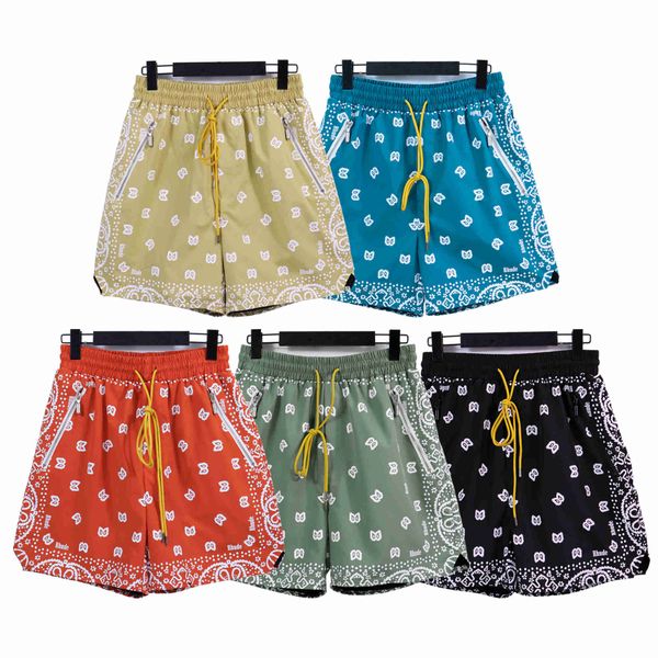 

men's shorts 23ss new men's shorts multicolor patchwork men women letters mesh breathable summer oversize shorts with drawstring, White;black