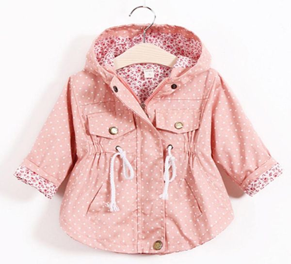 

children039s jacket girls outwear casual hooded coats girls jackets school 28y baby kids trench spring autumn factory cost who1752033, Blue;gray