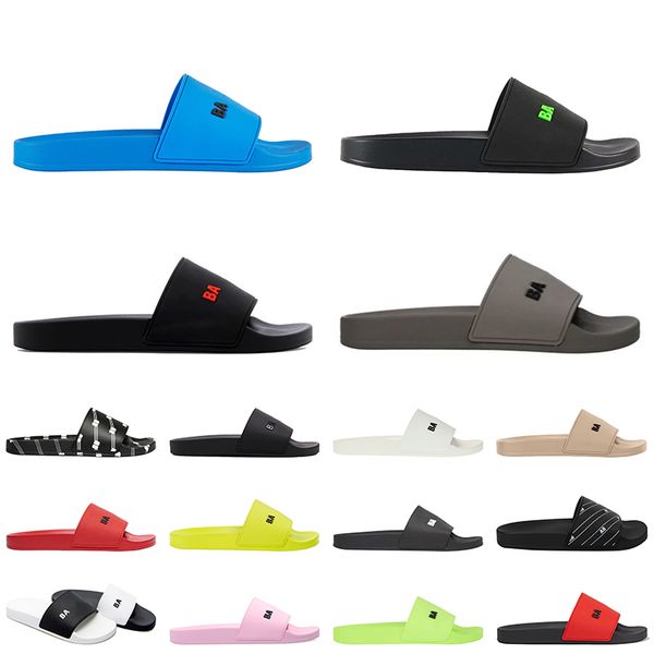 

pool slipper slide sandal rubber trainers summer scuffs designer mens black flip flop round non-slip women casual sandals beach men womens c