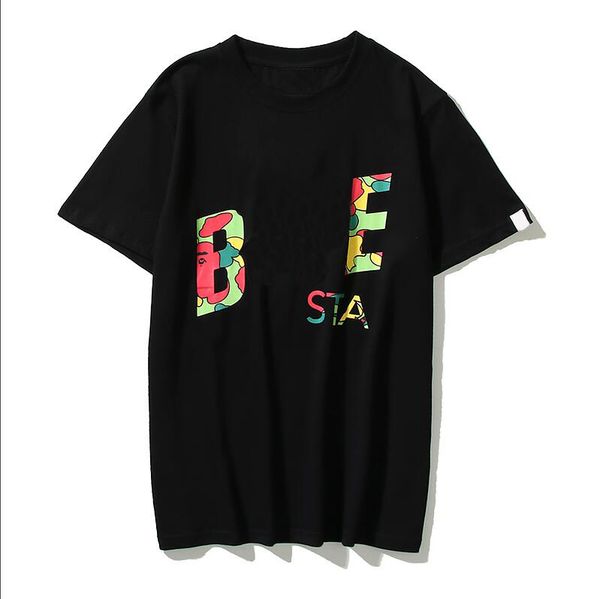 

designer mens t-shirts tees side double sided camouflage shark tshirts clothes graphic colorful cashew lightning luminous cotton shirts ba1k, White;black