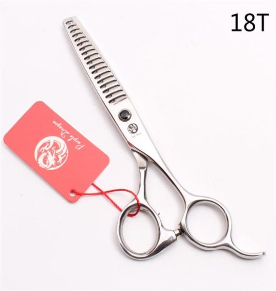 

6039039 jp 440c purple dragon sell professional human hair scissors thinning scissors hairdressing scissors 18 teeth thi8185287
