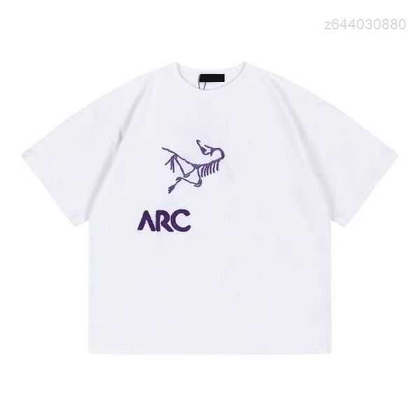 

arcterys t shirt online store high version direct sbetter 2023 new summer bird brand front back printed short sleeve t-shirt loose casual me, White;black