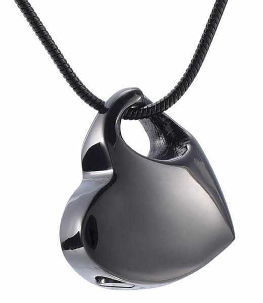 

lkj9960 hold my heart pendant cremation urn jewelry necklace with funnel filler kit ashes keepsake memorial5577277, Silver