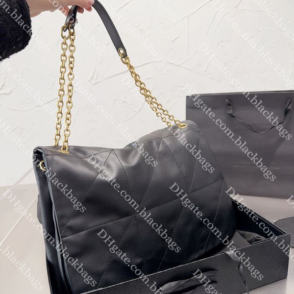 

women tote bag classic black handbag designer shopping bag large capacity jamie bag soft leather chain handbags