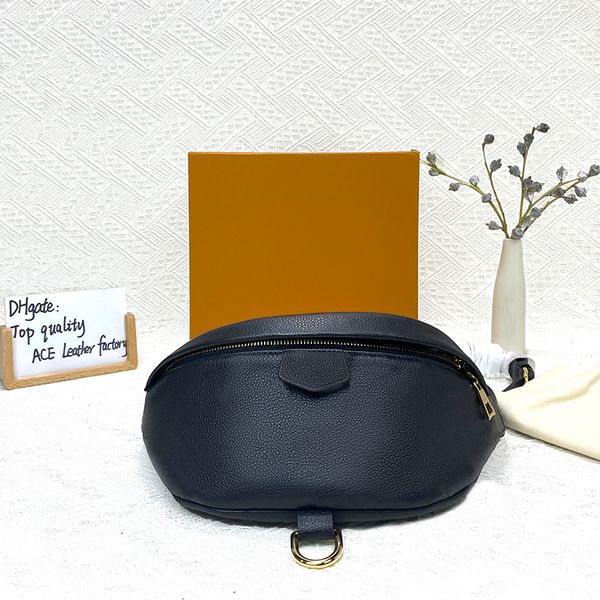 

designer fanny pack 37cm luxury genuine leather chest bag l44812 crossbody bag with box