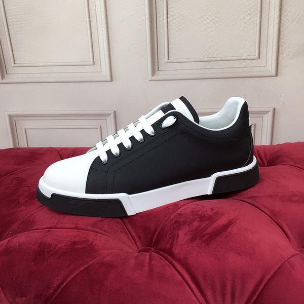 

new designer men womens sneaker casual shoes leather sneakers stripes white shoe flat platform walking sports trainers 0529, Black