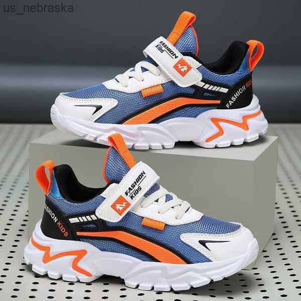 

athletic outdoor all season children's casual sneakers mesh kids shoes breathable sports tennis shoes for boys outdoor running shoes li, Black