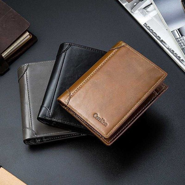 

mens wallet short vertical youth business multi card slots drivers license, Red;black