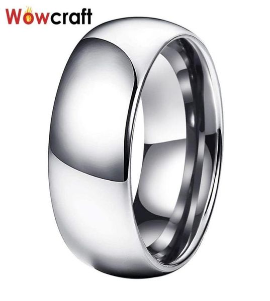 

wedding rings 10mm real tungsten carbide for men engagement band polished shiny domed classic couples ring comfort fit3001859, Slivery;golden