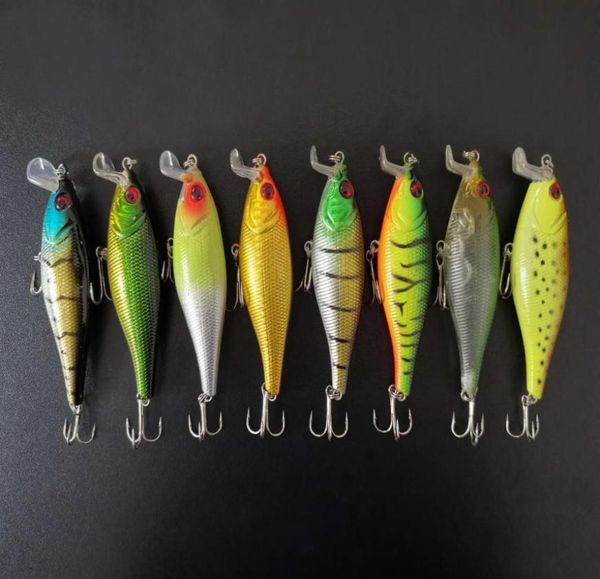 

whole lot 20 fishing lure popper crankbaits bass hooks 135g95cm shippng9925382