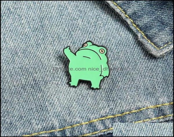 

pinsbrooches jewelry frog enamel brooches pin for women fashion dress coat shirt demin metal brooch pins badges promotion gift 2022422240, Gray