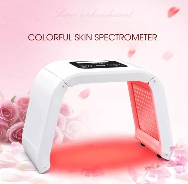 

7 color led facial neck mask ems microelectronics led pon mask wrinkle removal skin rejuvenation for face and neck beauty4710625