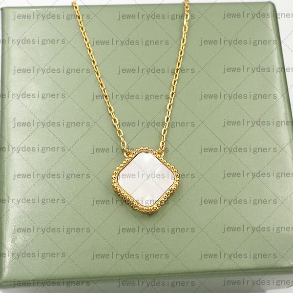 

new designer real clover necklace pendants for women girls elegant 4/four leaf clover locket necklace highly quality choker chains designer, Silver