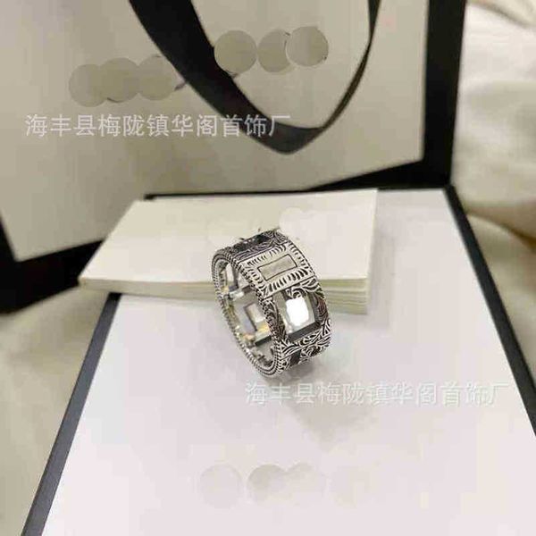 

designer jewelry bracelet necklace ring lovers hollow out ring ins light cold windnew jewellery, Silver