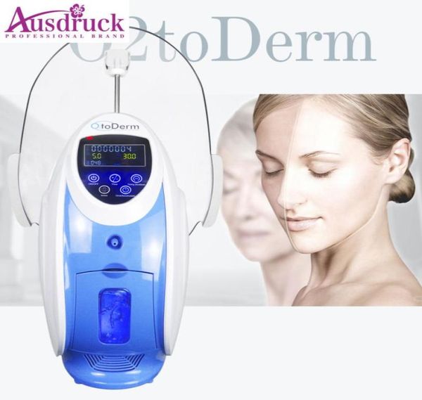 

2022 selling korea o2 to derm pure oxygen o2derm dome facial mask dome therapy spray jet peel infusion machine7469996, Black;white