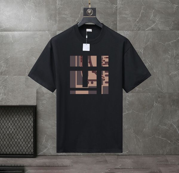 

2023 summer men's and women's fashion and leisure brand temperament joker soft cartoon letter printed t-shirt size xs-4xl#am03, White;black