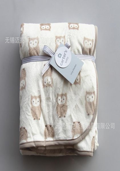 

fashion europe baby children039s owl bird pattern blanket cartoon large size be hold air conditioning knee blanket6383149
