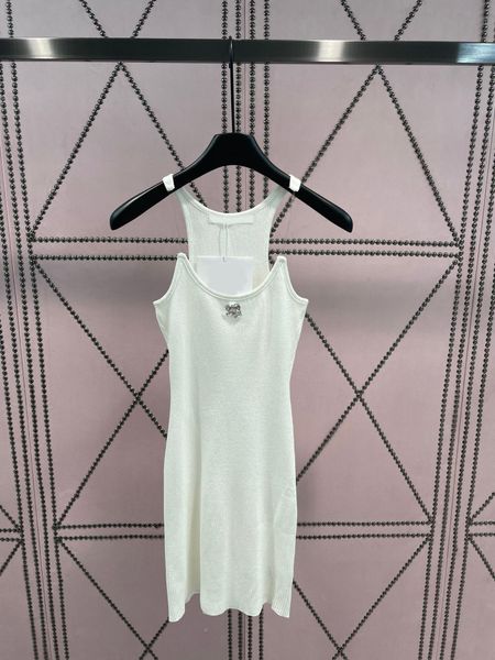 

summer casual dresses designer fashion vintage knitting solid colour mini dress women's sleeveless high waist slim dress, Black;gray