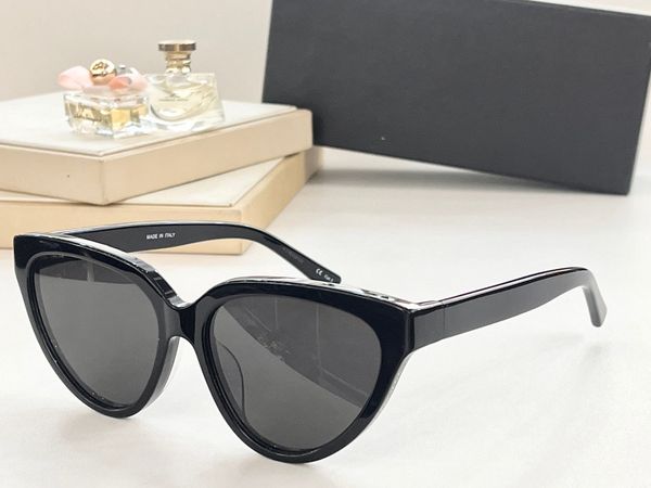 

fashion trendy designer 0149 sunglasses for women star same acetate cat eye shape glasses outdoor avant-garde style anti-ultraviolet protect, White;black