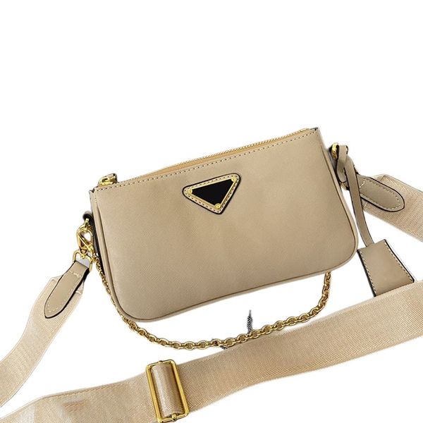 

designer triangle boutique bag gold chain waterproof nylon belt case woman tote shopping purse wallet totes shoulder handbags crossbody size