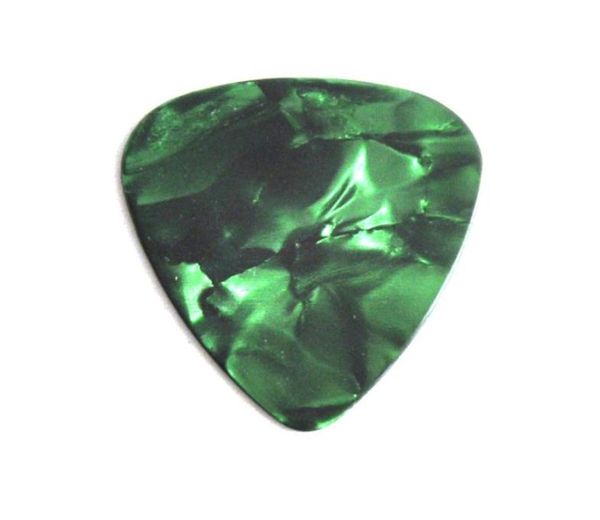 

lots of 100pcs heavy 096mm blank guitar picks plectrums celluloid pearl green3260152